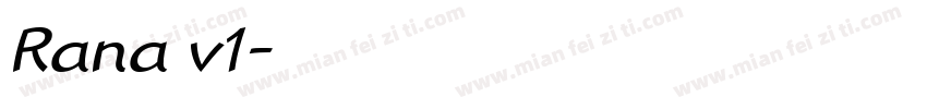 Rana v1字体转换
